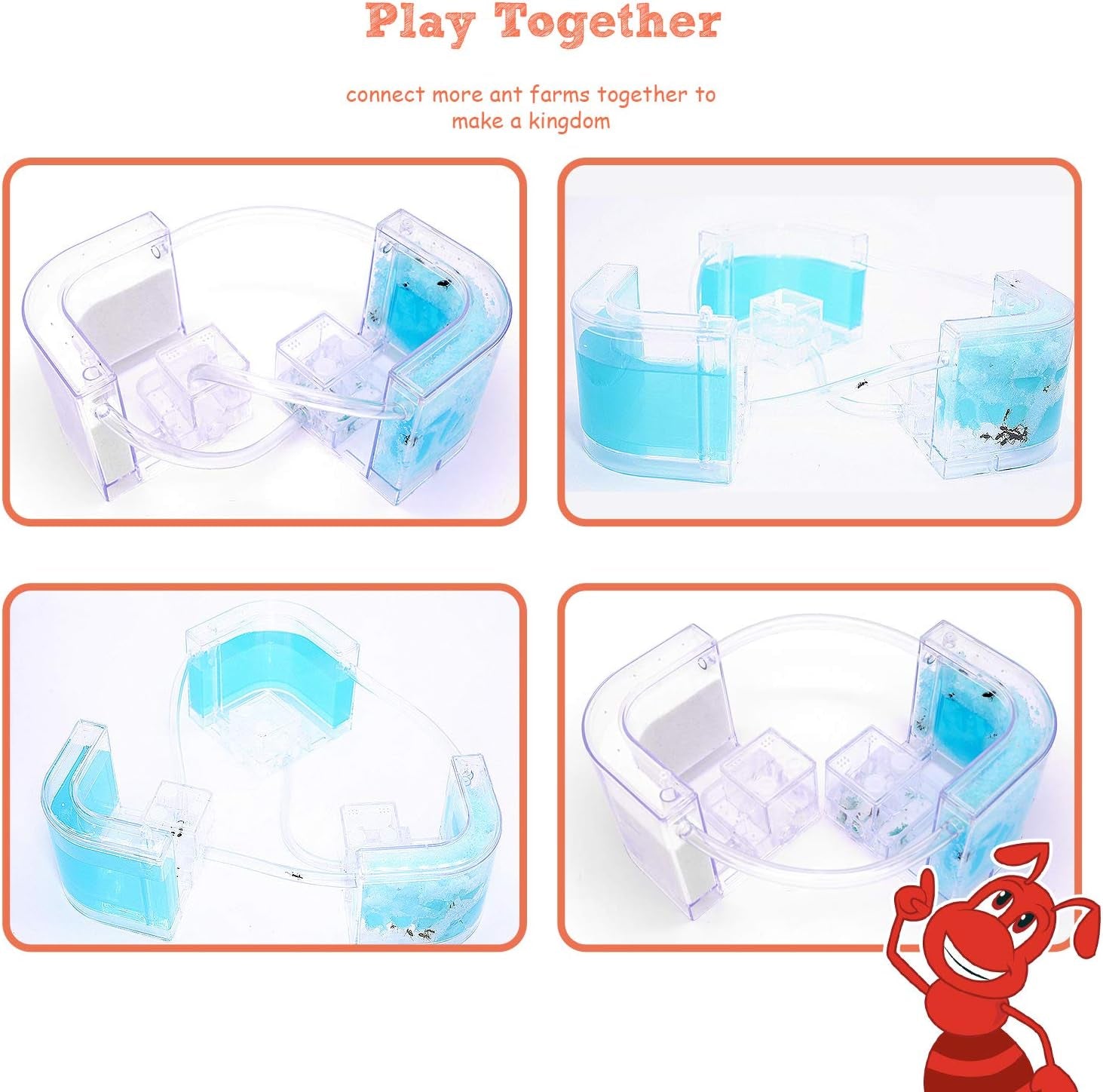 Ant Farm Castle 2.0 with Connecting Tube