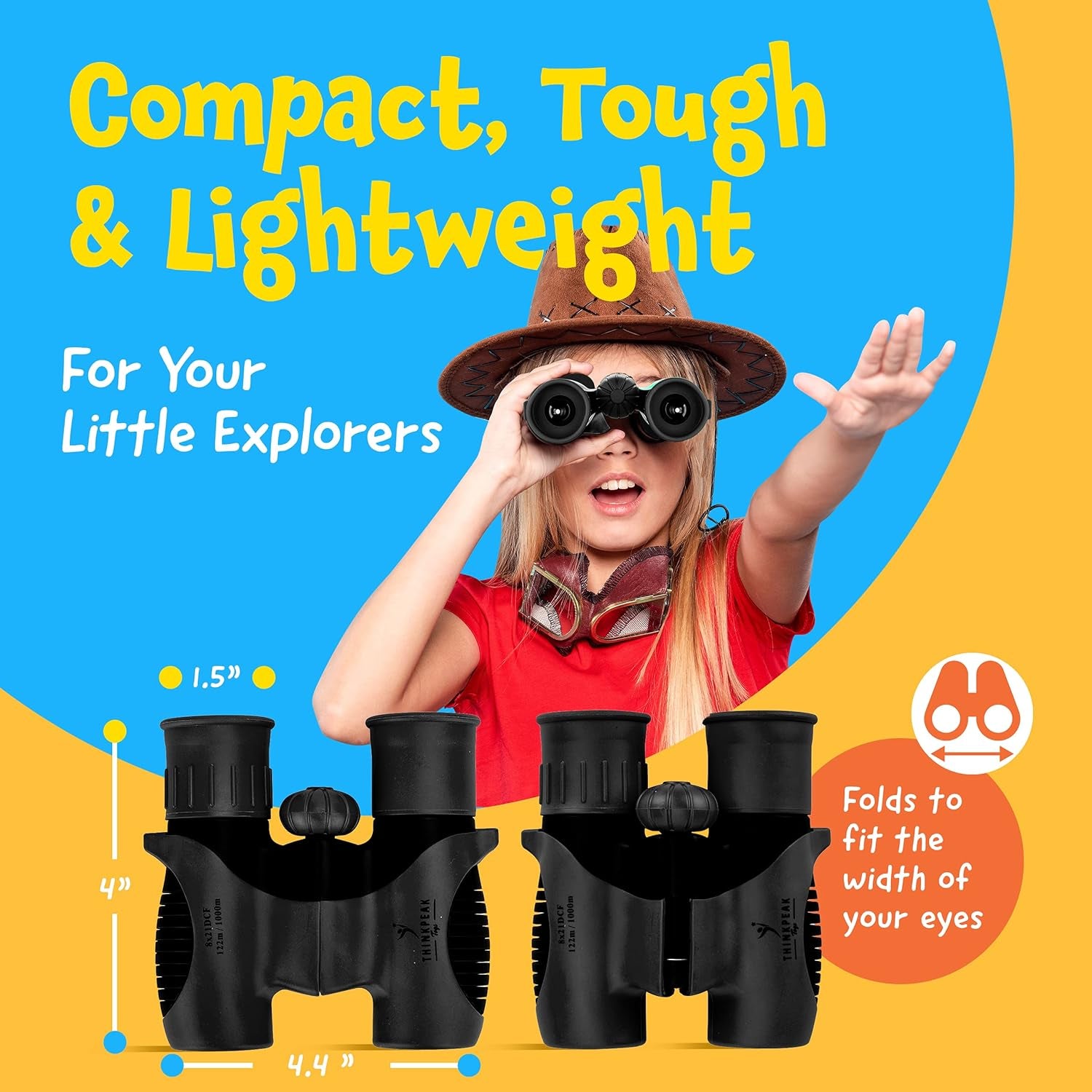 Think Peak - Binoculars 8X21 Compact - Black