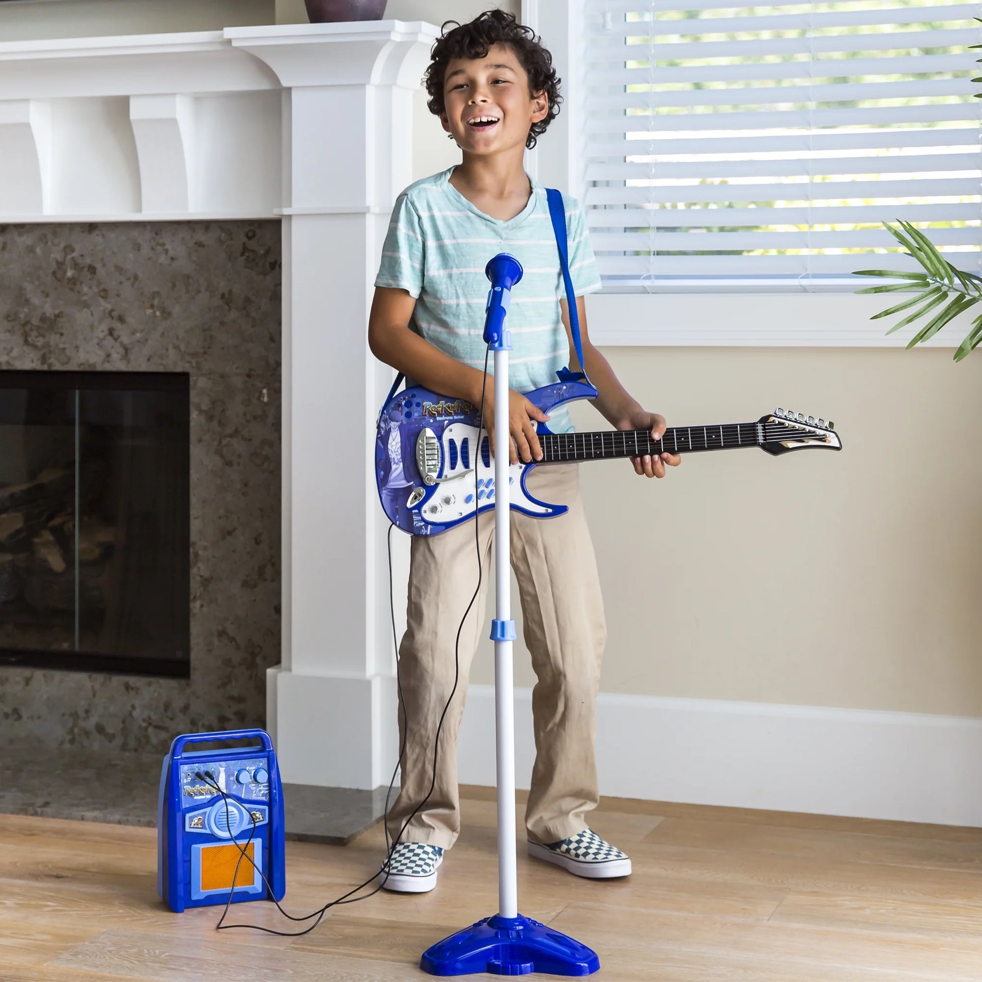 Electric Guitar Toy Play Set W/ 6 Demo Songs