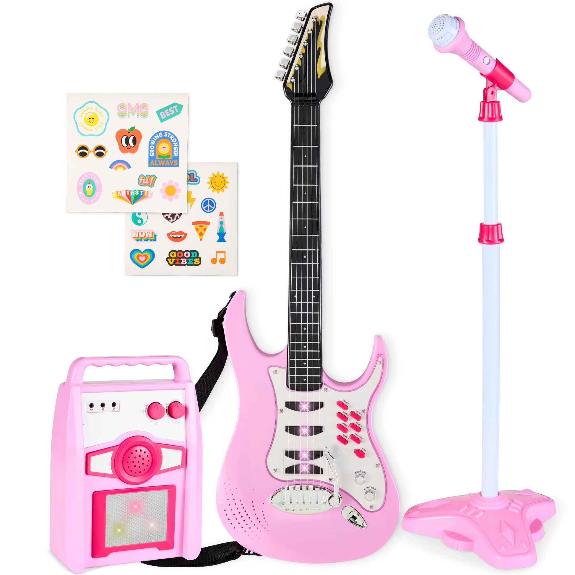 Electric Guitar Toy Play Set W/ 6 Demo Songs