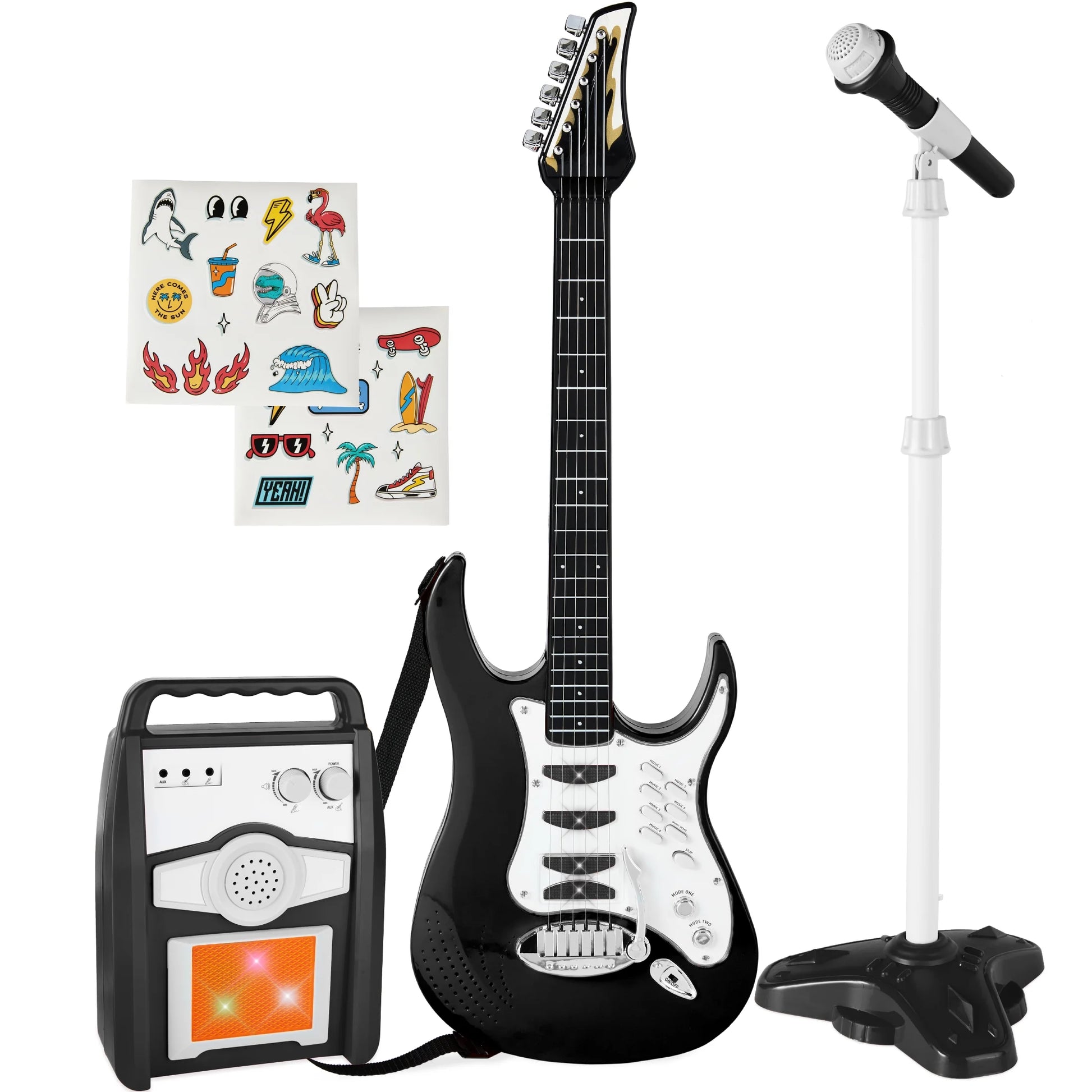 Electric Guitar Toy Play Set W/ 6 Demo Songs