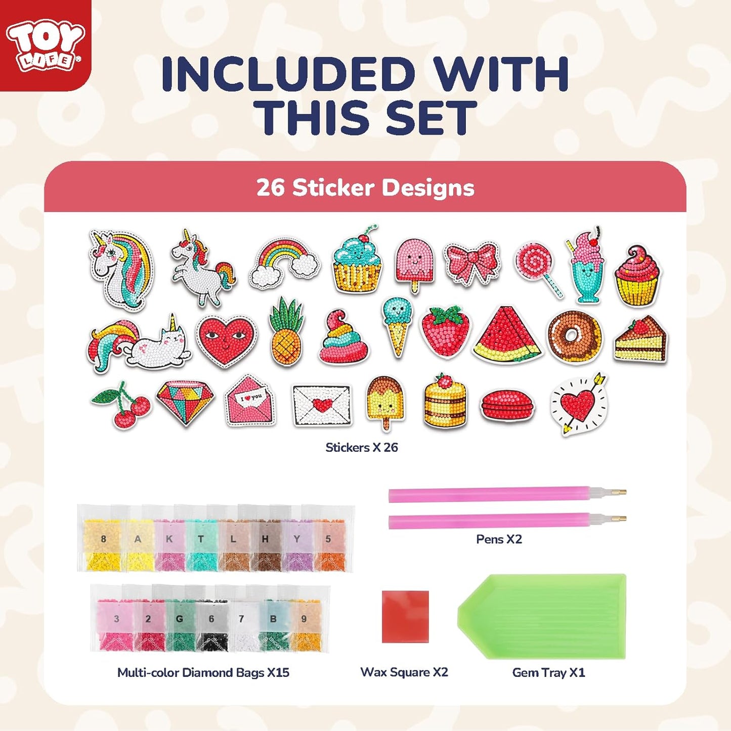 Diamond Art for Kids (26 pcs)