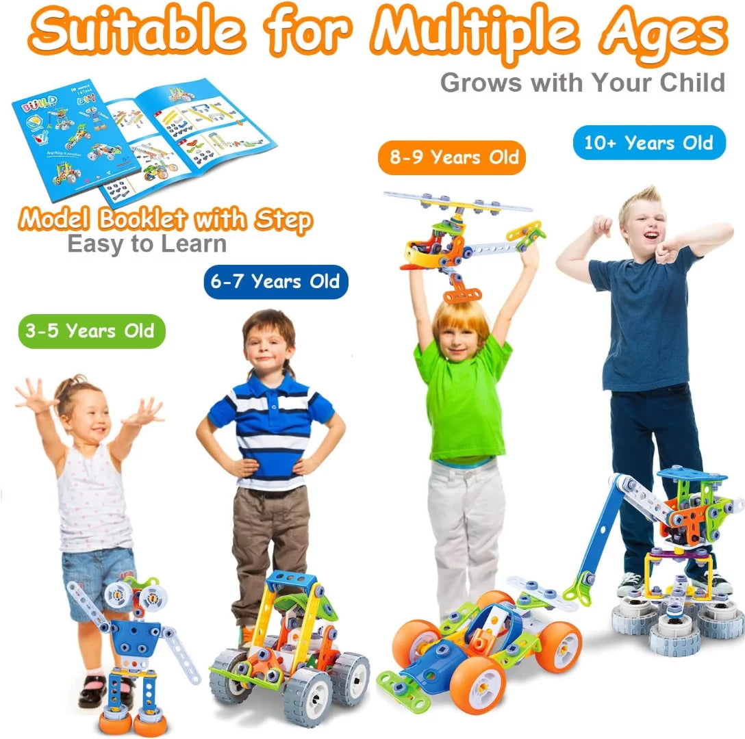 10 in 1 Robot and Vehicle Building Set