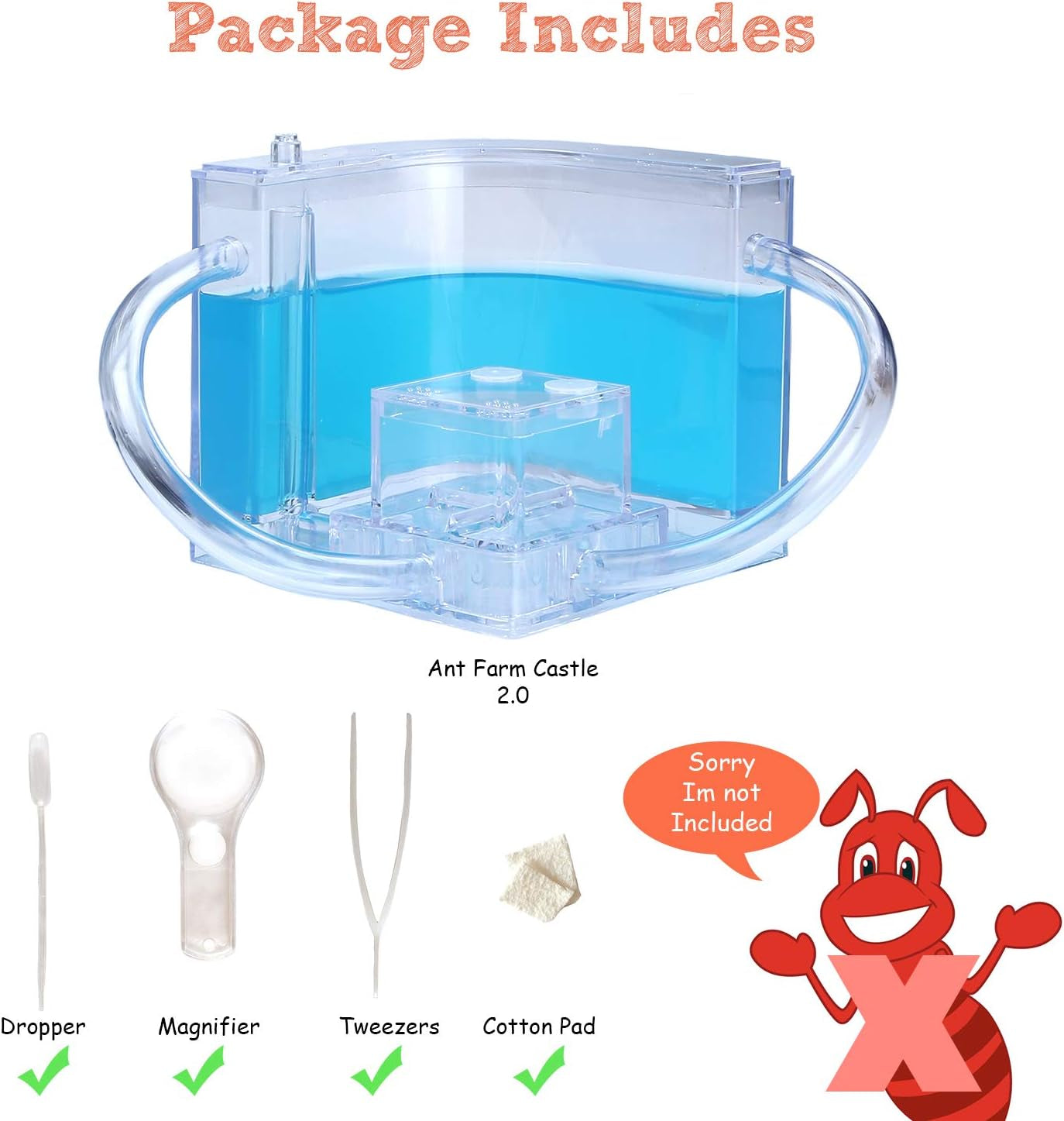 Ant Farm Castle 2.0 with Connecting Tube