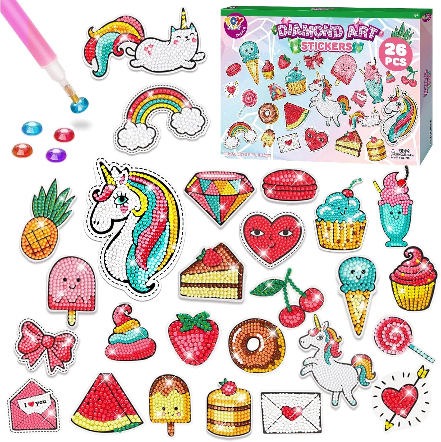Diamond Painting Art for Kids (26 pcs)